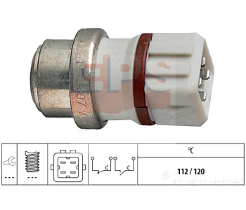Термошалтер, предупредителна лампа за охладителната течност EPS 1.840.107 за VOLKSWAGEN VENTO (1H2) от 1991 до 1998