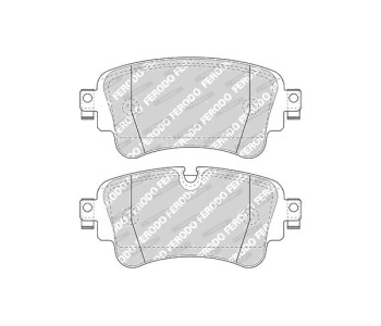 Комплект спирачни накладки FERODO за AUDI Q7 (4M) от 2015