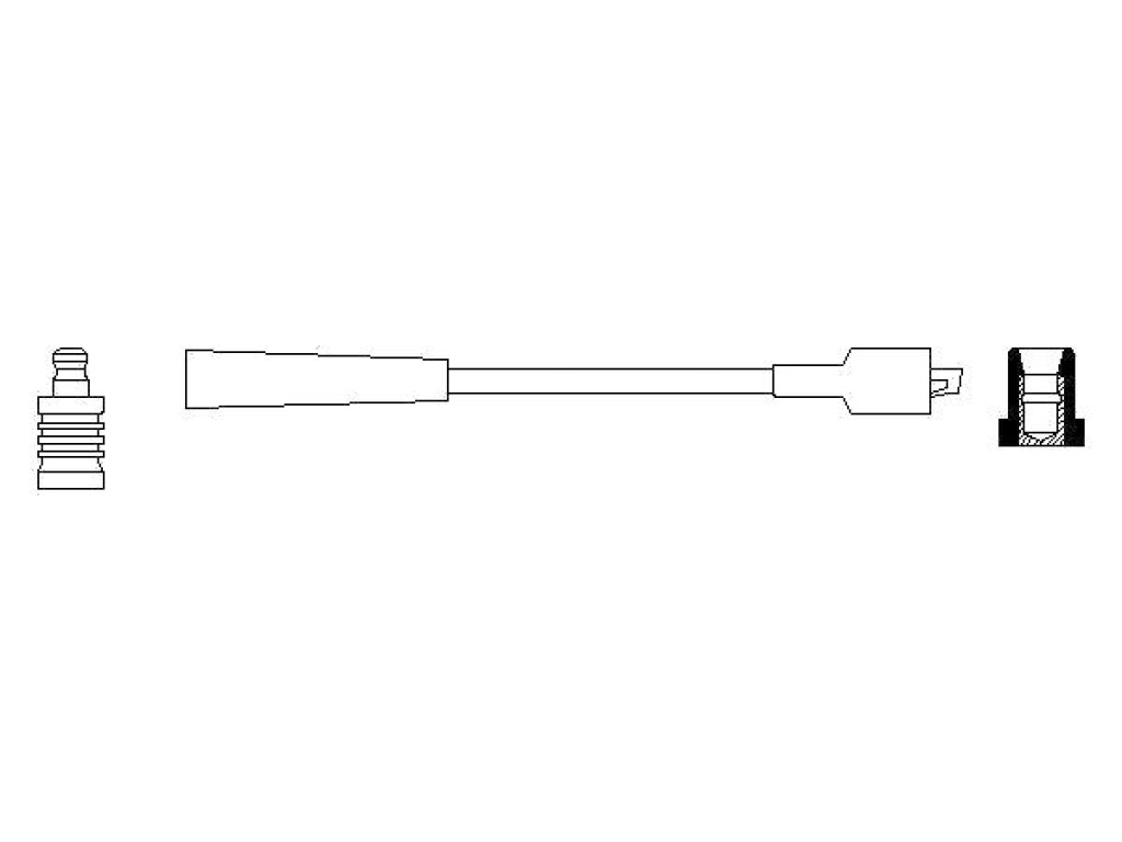 Запалителен кабел BOSCH за FORD SIERRA (GBC) хечбек от 1982 до 1987
