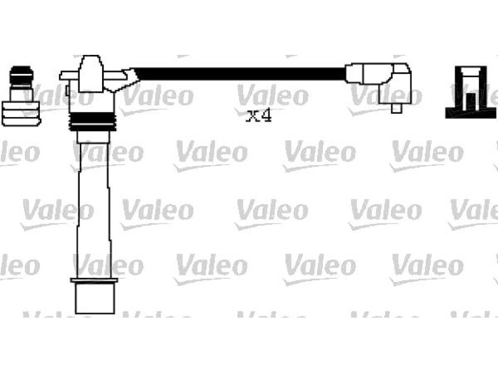 Комплект запалителни кабели VALEO за FIAT BRAVA (182) от 1995 до 2001