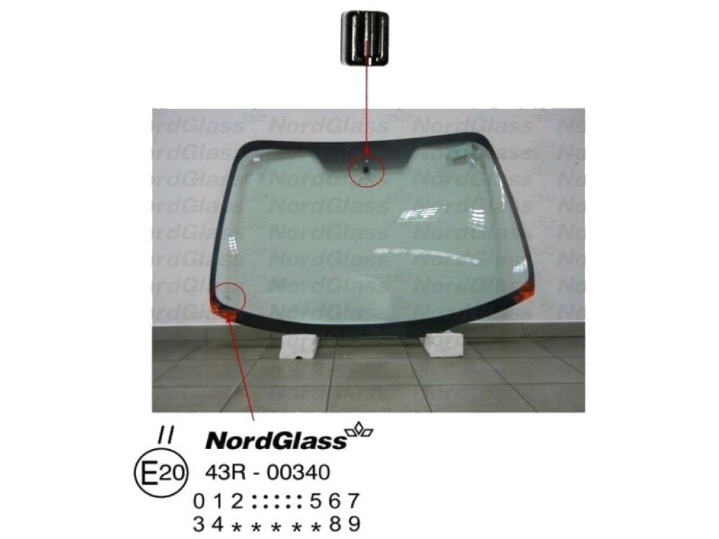 Предни стъкла за NISSAN PRIMERA (P12) седан от 2002 до 2007