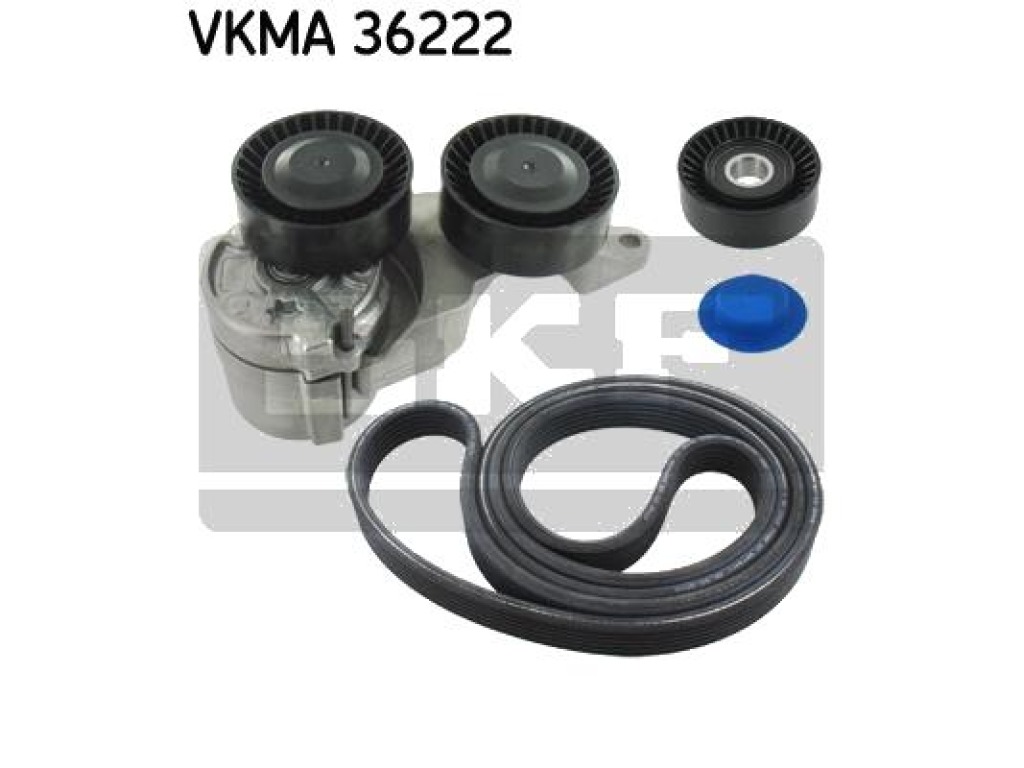 Комплект пистов ремък SKF VKMA 36222 за VOLVO XC90 I от 2002 до 2014