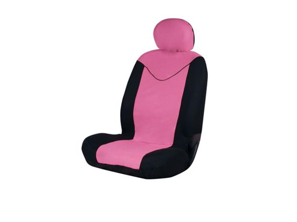 Калъф за седалка розово/черно UNICORN 2 части - Калъфи за седалки