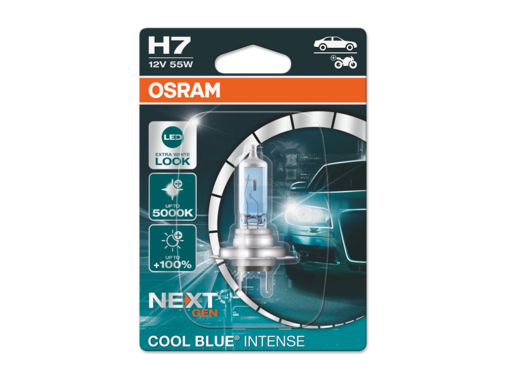 Крушка OSRAM H7 12V 55W PX26d COOL BLUE INTENSE - H7