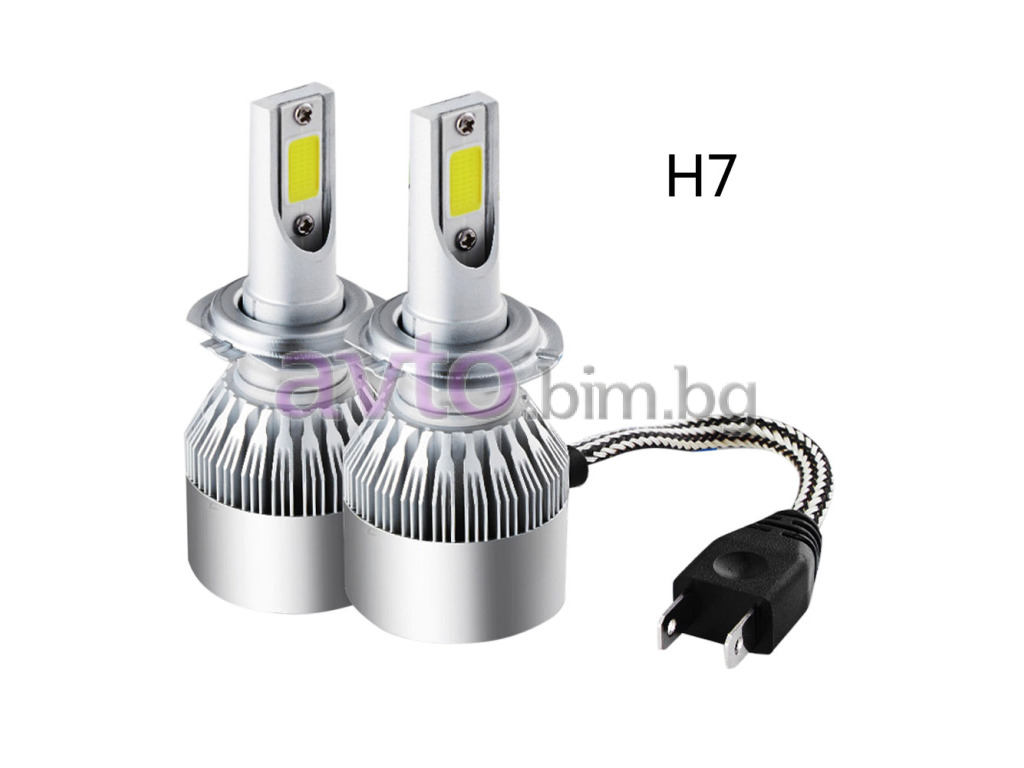 Комплект LED H7 6000K 36W/3800LM - LED Системи